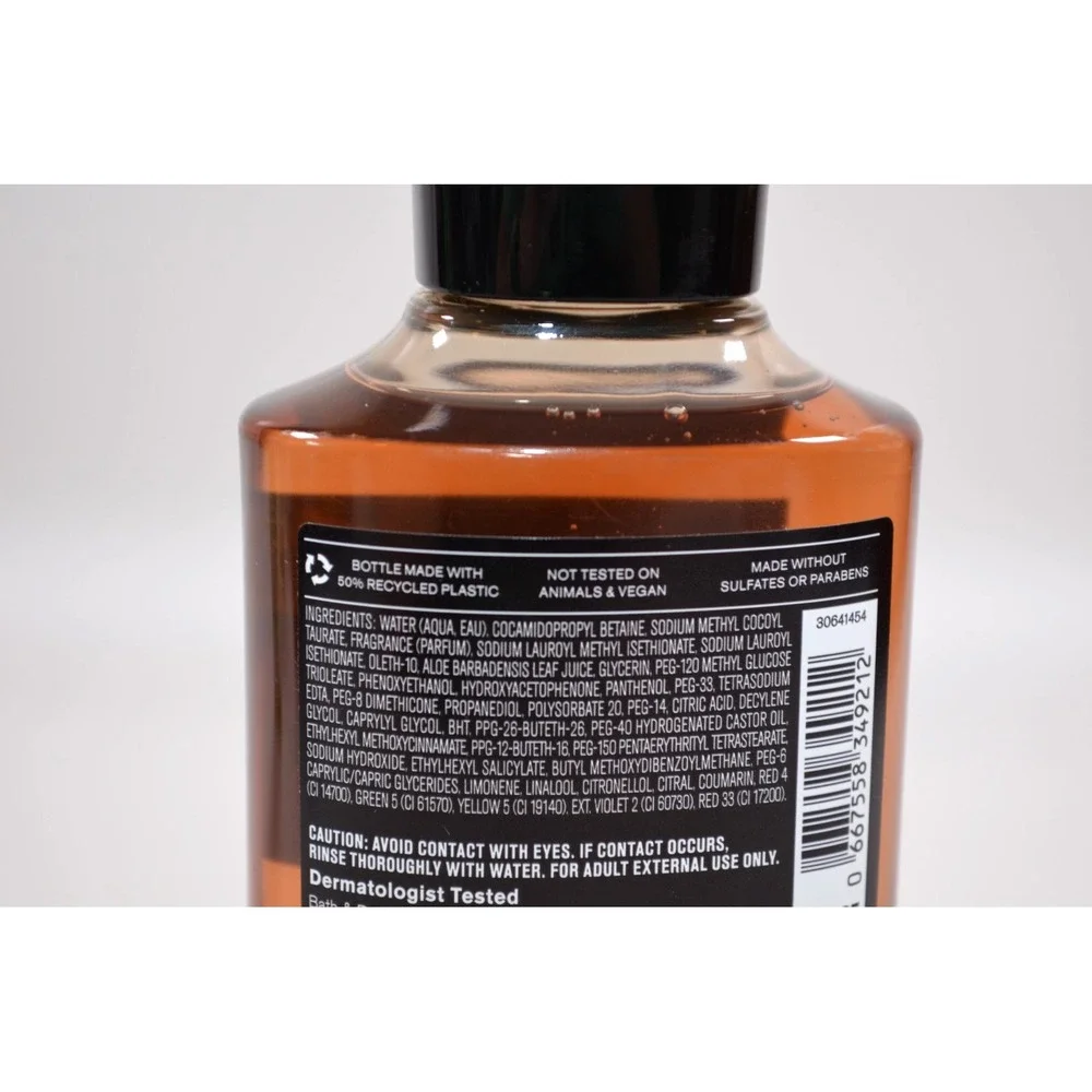 Bath & Body Works Mahogany Teakwood Men's 3-in-1 Wash 10 fl oz Vegan